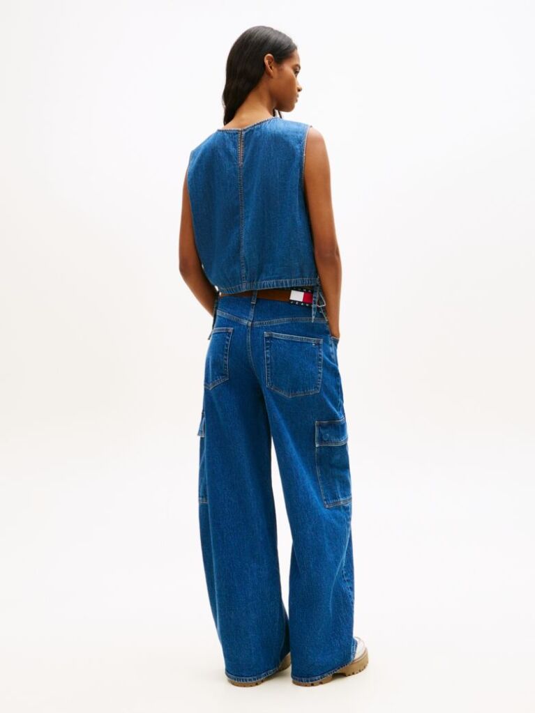Denim Denim Αμάνικη Μπλούζα Με Δέσιμο  Γυναίκες