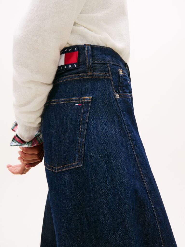 Denim Mid Rise Twisted Tapered Barrel Leg Jeans  Women