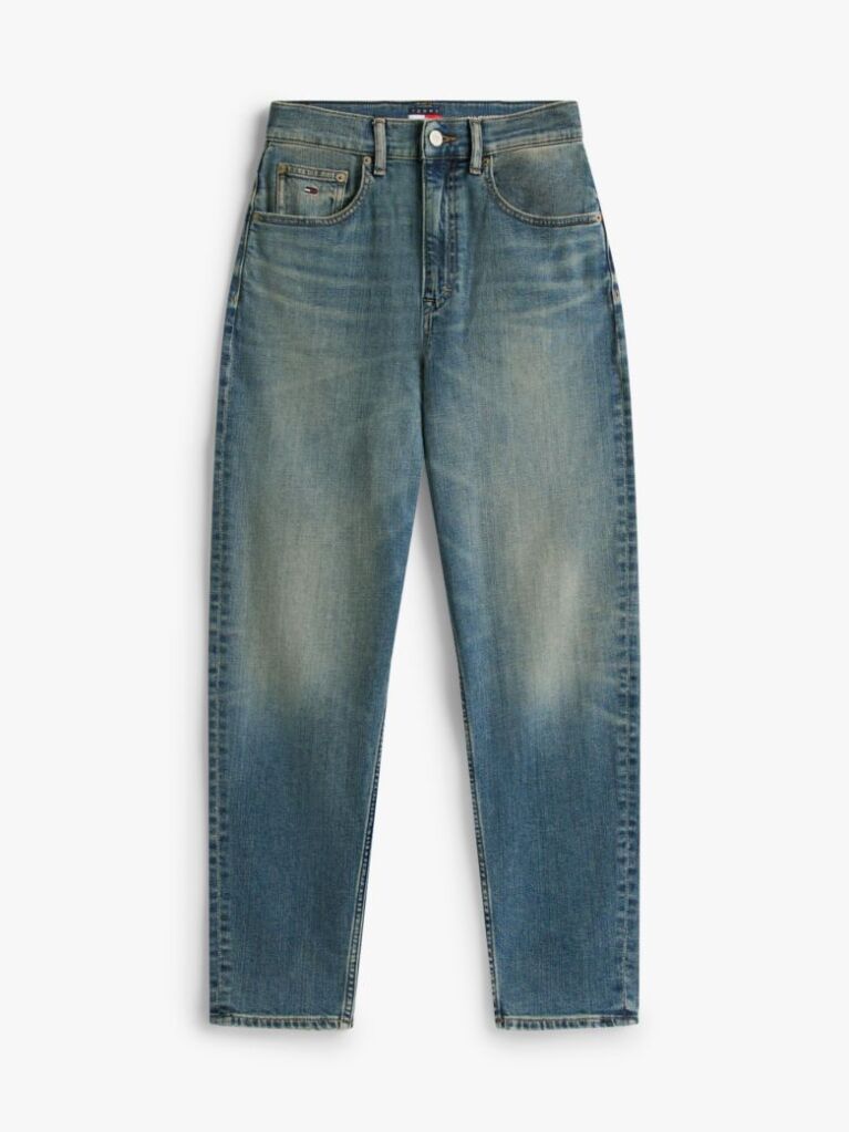 Denim Extra Ψηλόμεσο Mom Τζιν Με Tapered Γραμμή  Γυναίκες