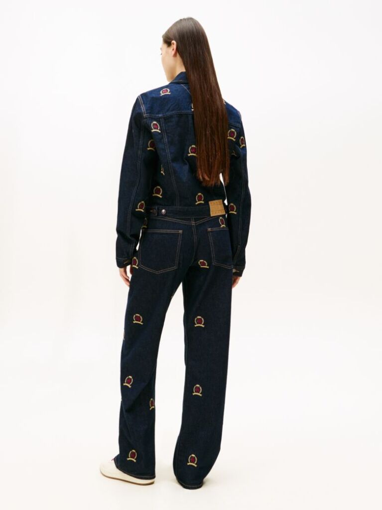 Denim Embroidery Denim Trucker Jacket  Women
