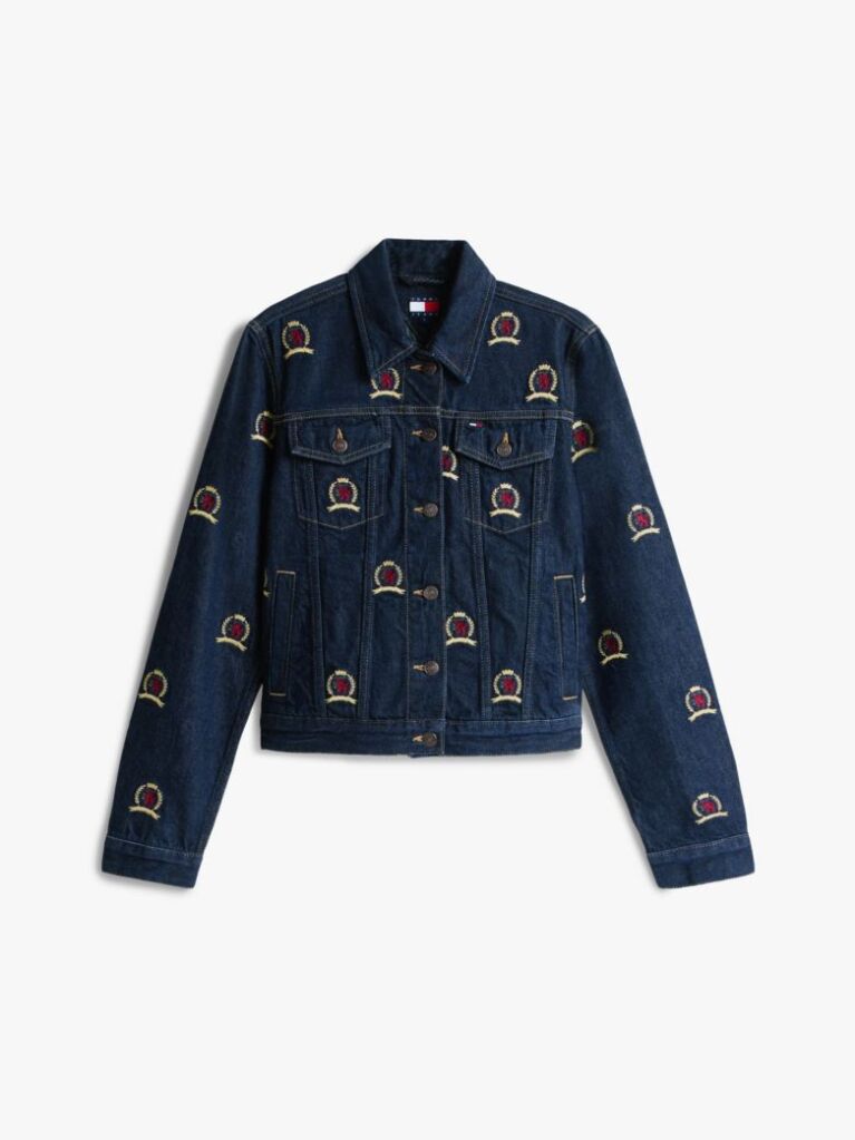 Denim Embroidery Denim Trucker Jacket  Women
