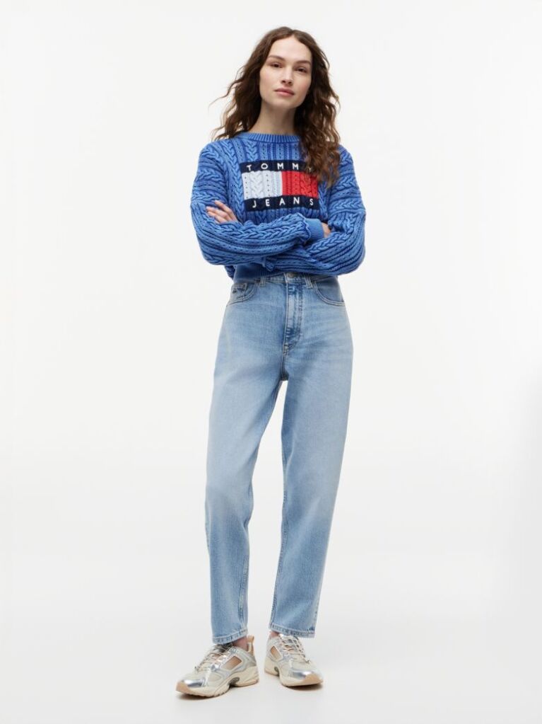 Denim Ultra Ψηλόμεση Tapered Mom Τζιν  Γυναίκες
