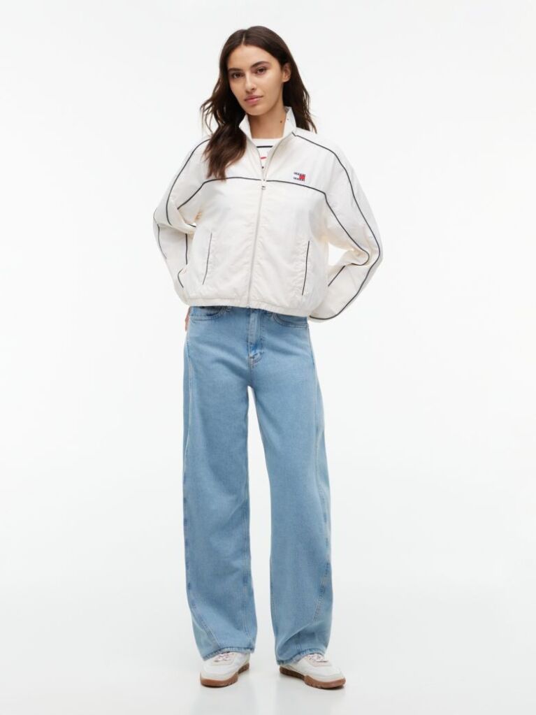 Denim Twisted Seam Mid Rise Barrel Jeans  Women