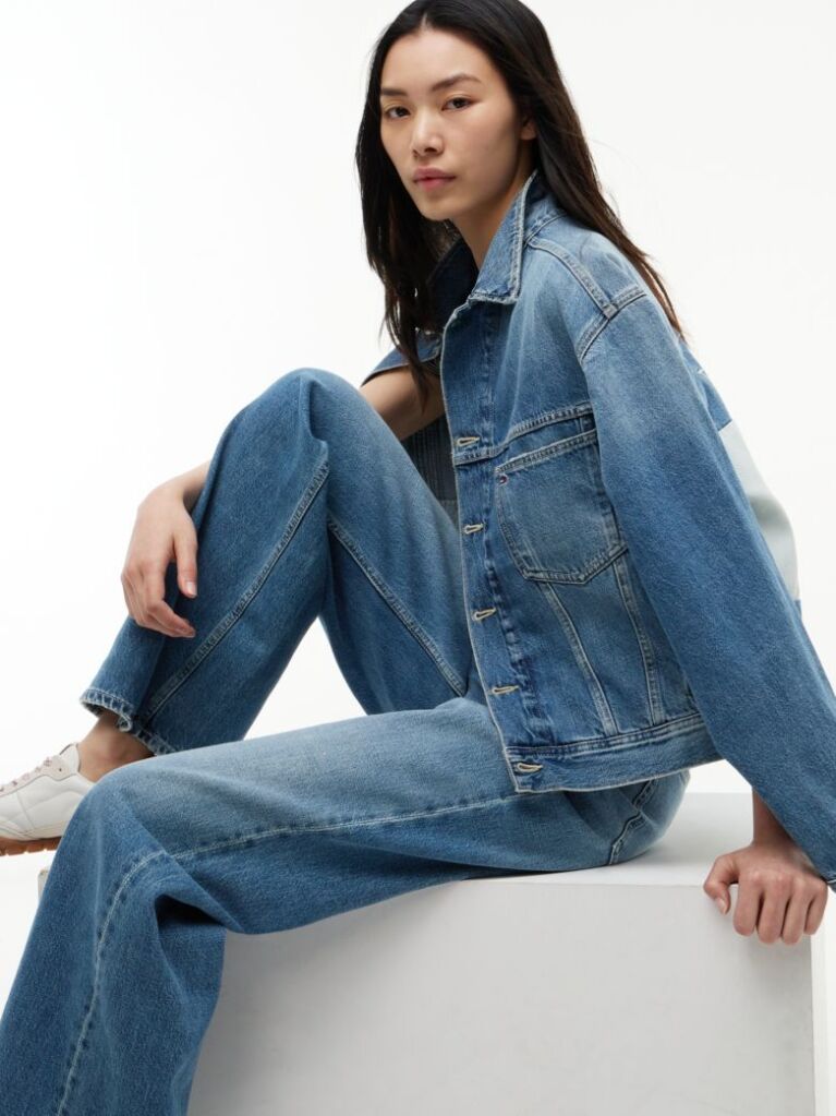 Denim Claire High Rise Wide Pocket Jeans  Women