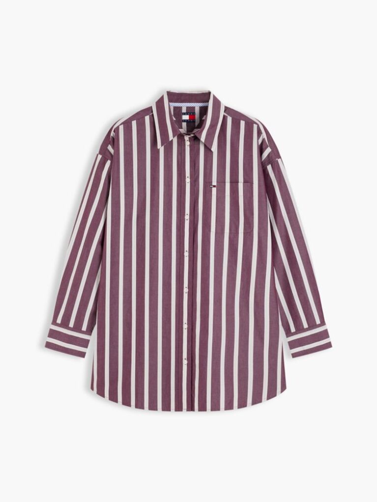 Multi Πουκάμισο Oversized Από Ποπλίνα  Γυναίκες
