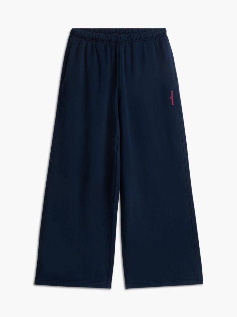Μπλε Παντελόνι Φόρμας Wide Leg  Γυναίκες