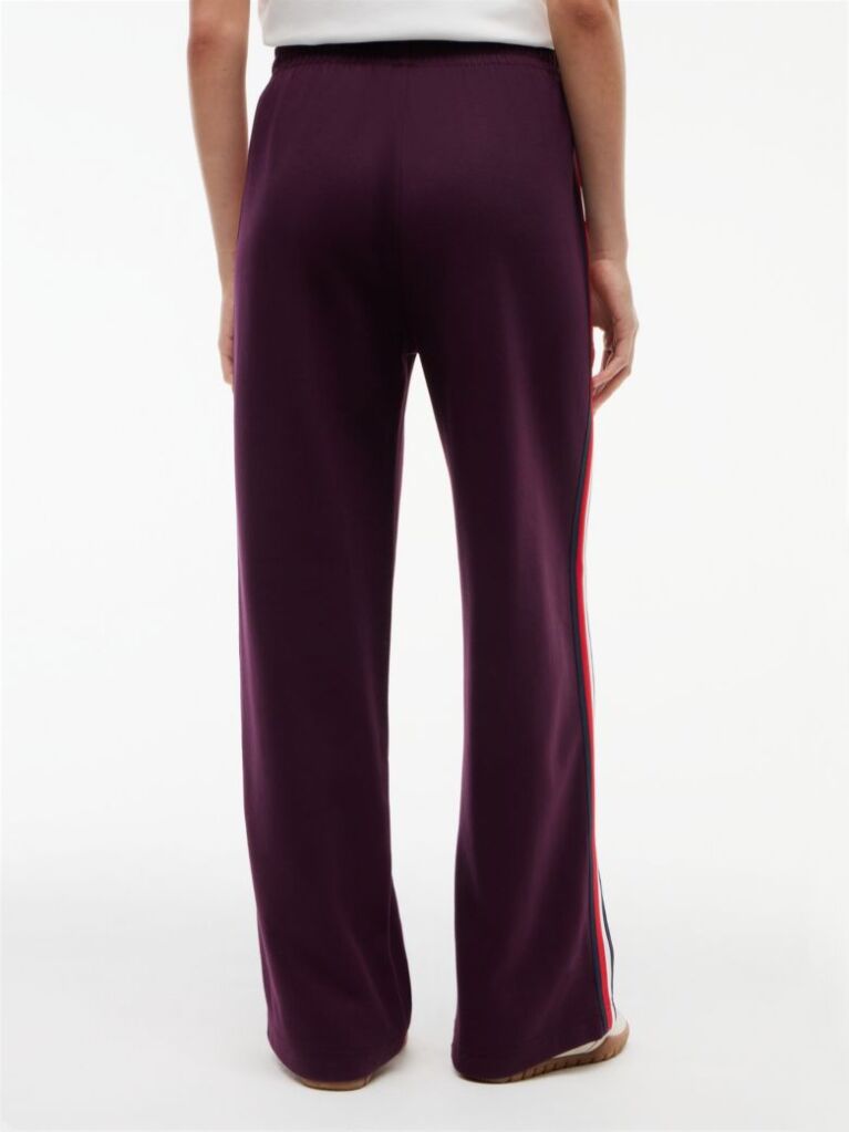 Purple Global Stripe Crest Joggers  Women