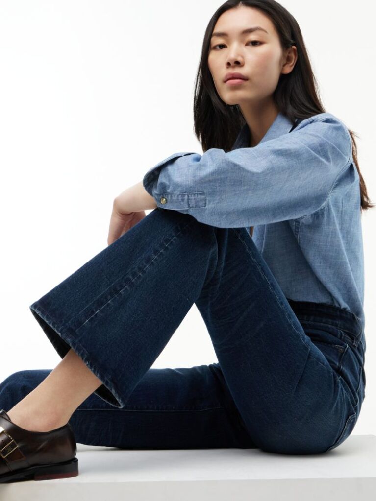 Denim Sylvia Ψηλόμεσο Bootcut Τζιν Με Εφέ Ξεθωριάσματος  Γυναίκες