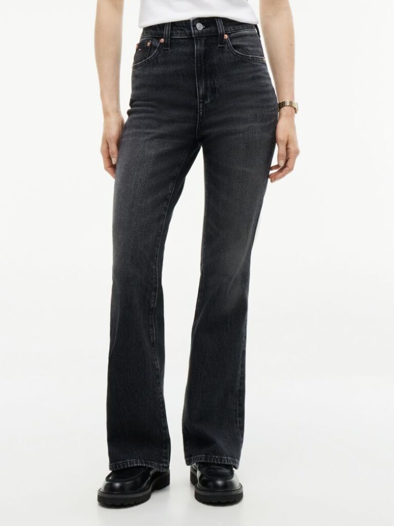 Denim Sylvia Ψηλόμεσο Bootcut Μαύρο Τζιν  Γυναίκες