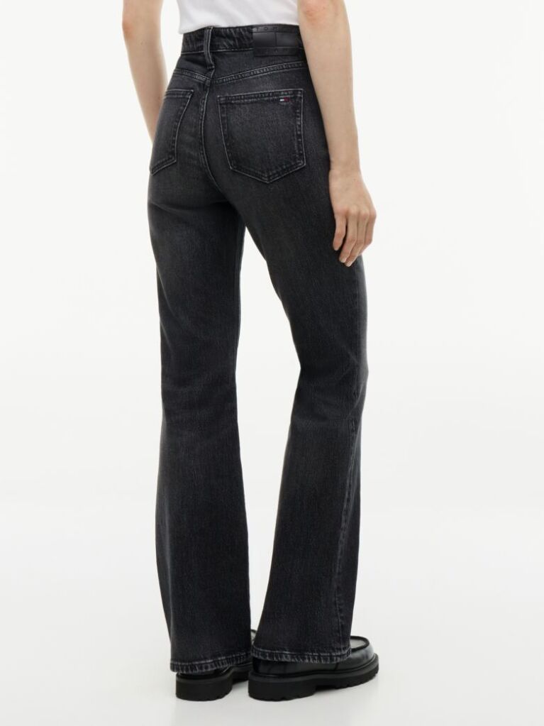 Denim Sylvia Ψηλόμεσο Bootcut Μαύρο Τζιν  Γυναίκες