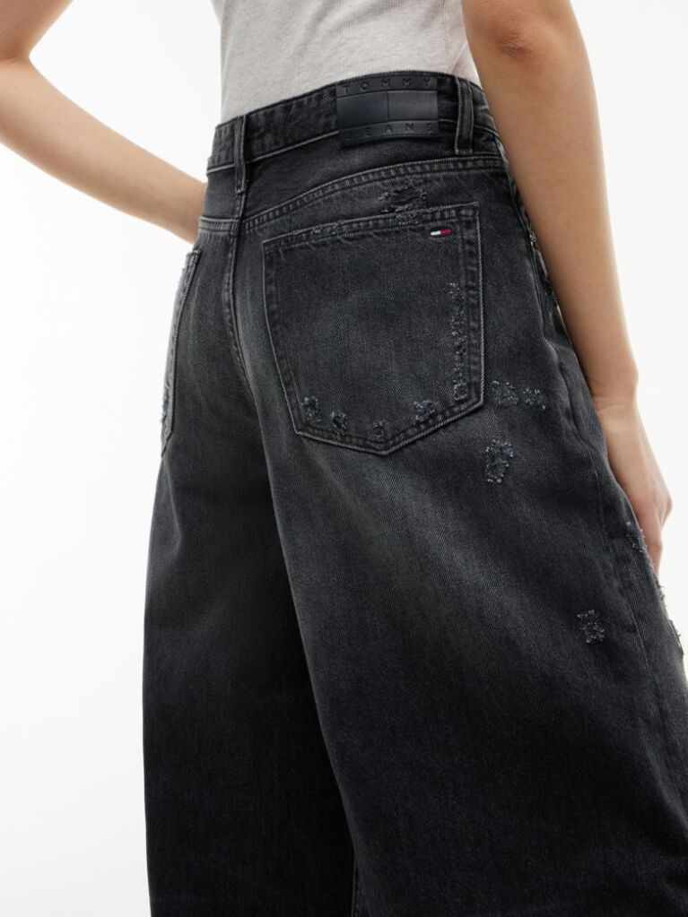 Denim Daisy Distressed Low Rise Loose Jeans  Women