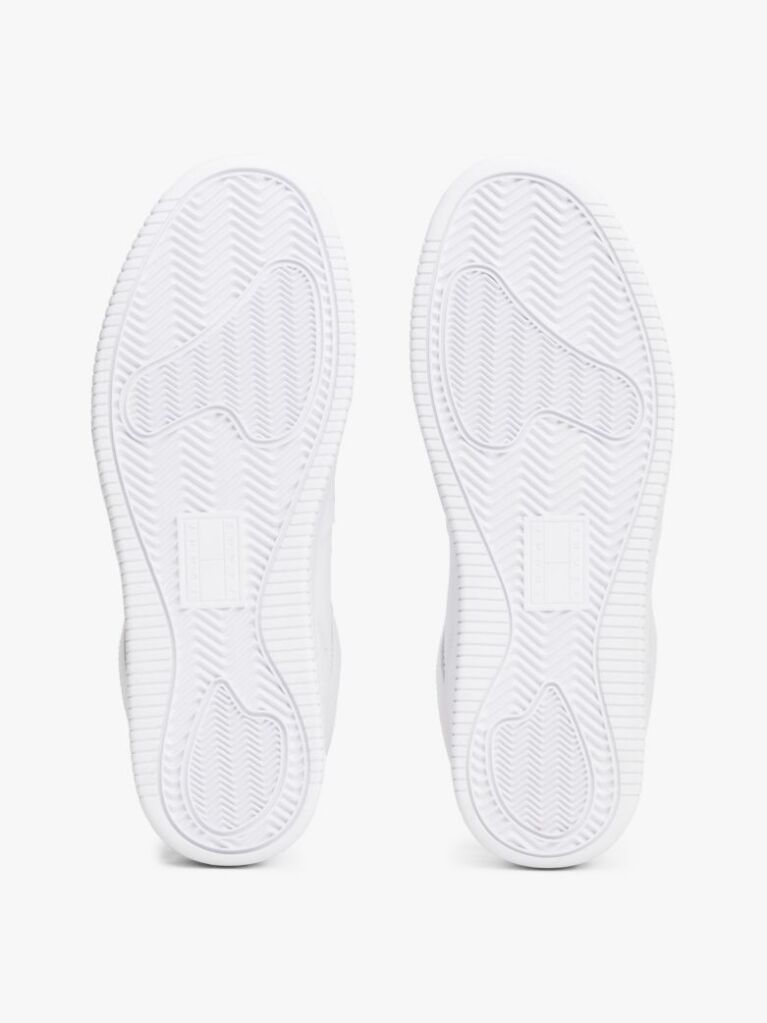 Άσπρο Essential Ρετρό Δερμάτινα Sneakers Basketball  Άνδρες