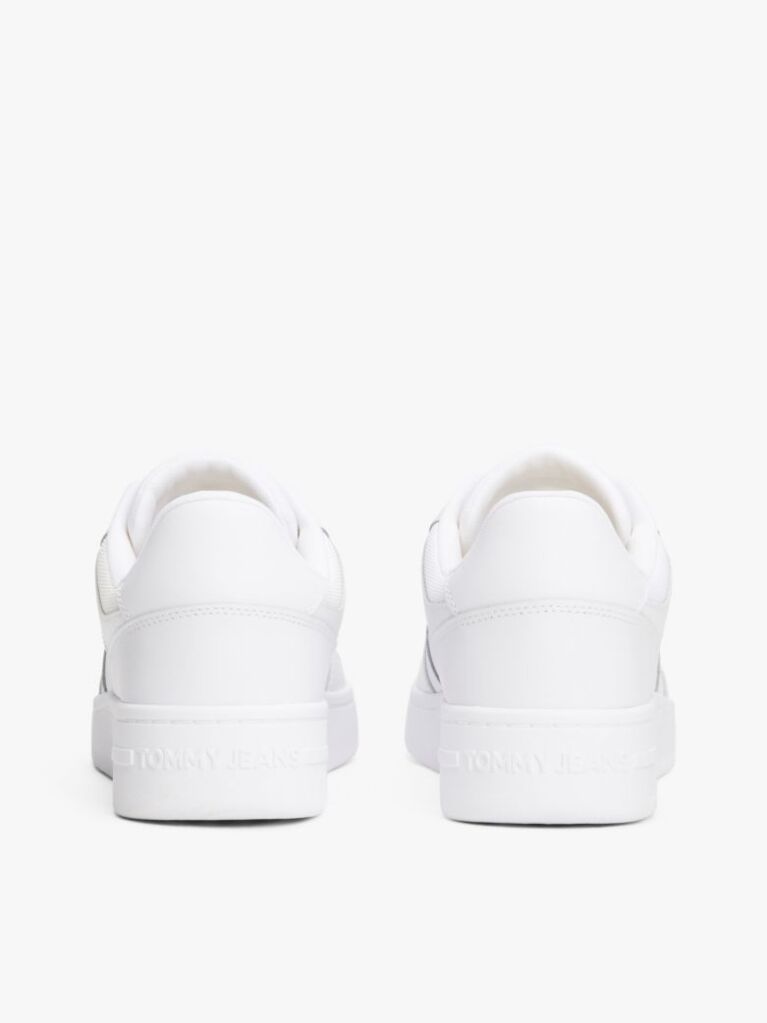Άσπρο Essential Ρετρό Δερμάτινα Sneakers Basketball  Άνδρες