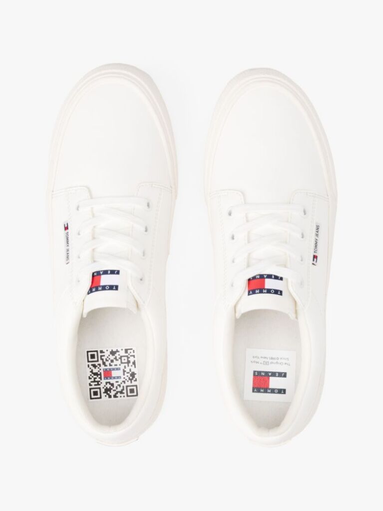 Άσπρο Essential Sneakers Με Σόλα Flatform  Άνδρες