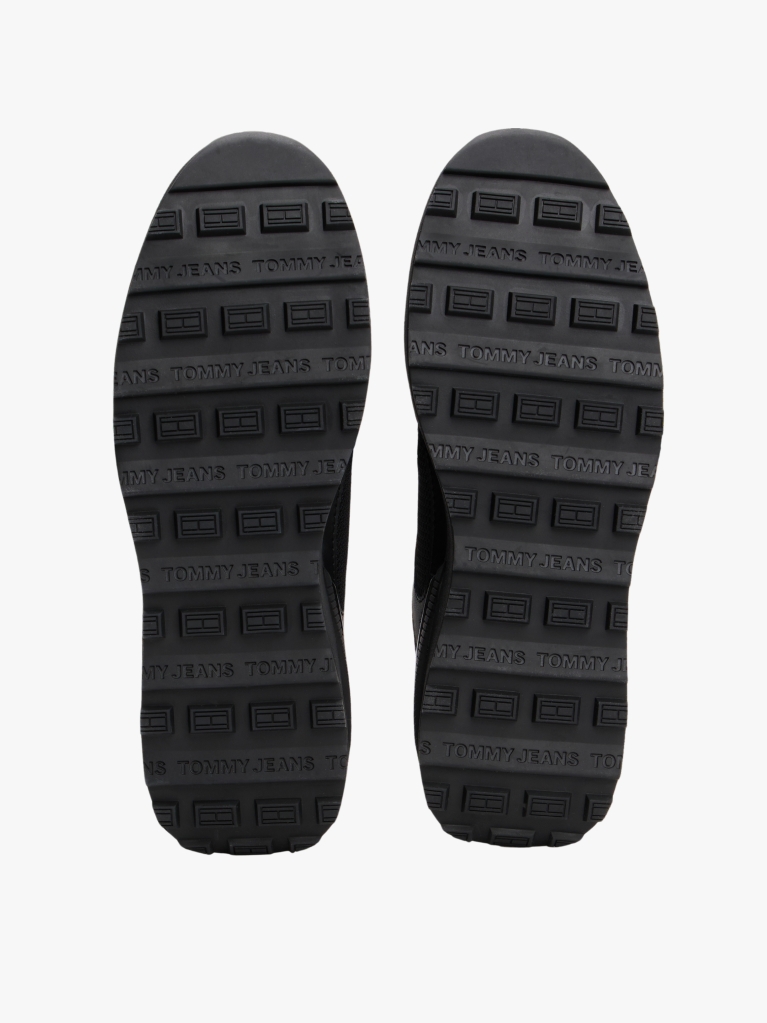 Black Technical Runner Essential Sneakers  Men