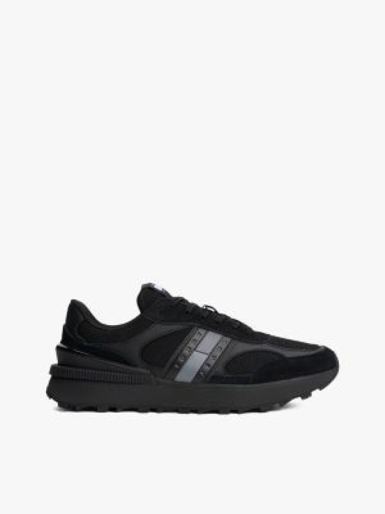 Black Technical Runner Essential Sneakers  Men