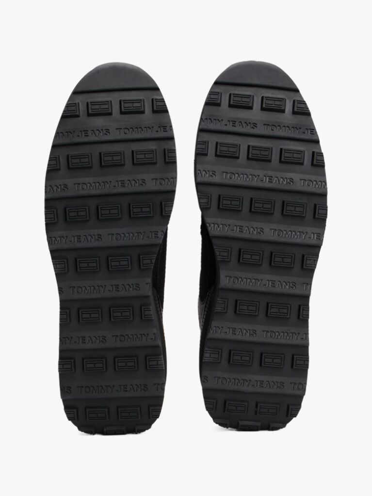 Black Technical Runner Essential Sneakers  Men