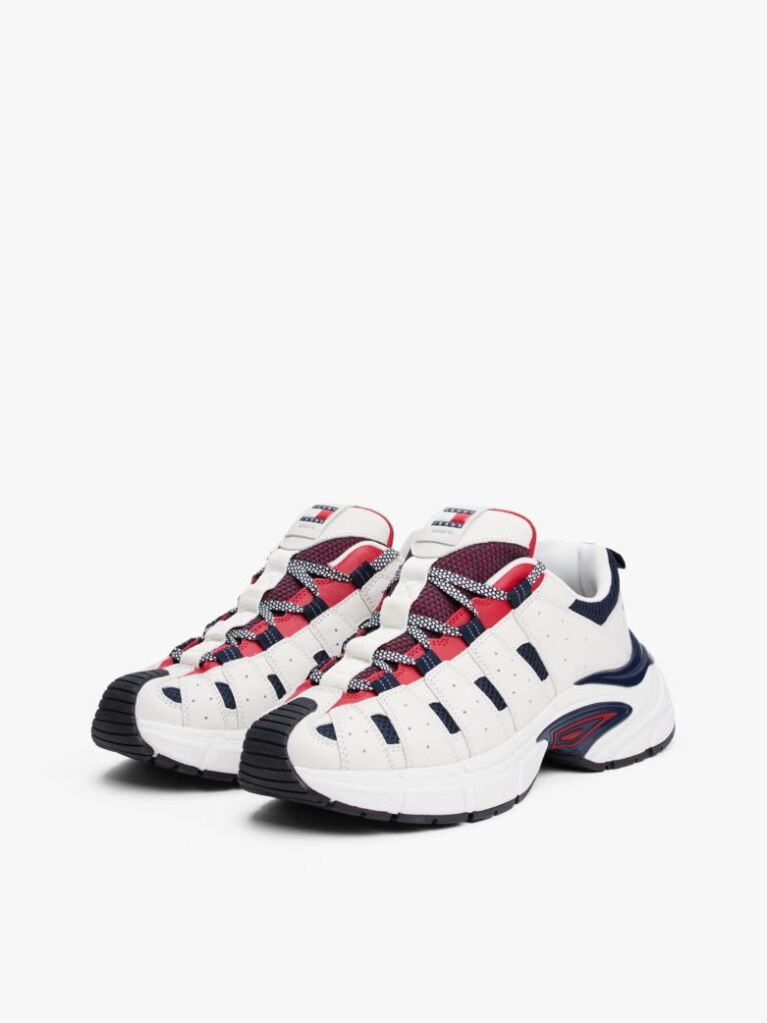 Multi Archive Mixed Texture Cleat Trainers  Men
