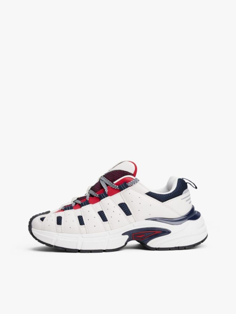 Multi Archive Mixed Texture Cleat Trainers  Men