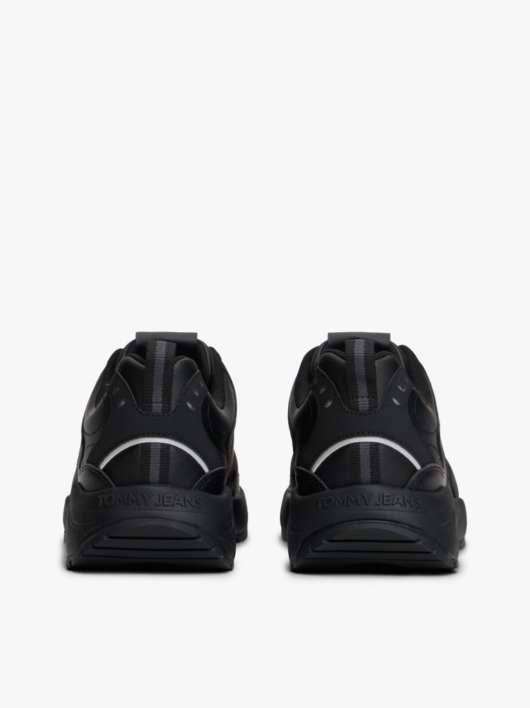 Μαύρο Cleat Sneakers Με Μίξη Υφών  Άνδρες