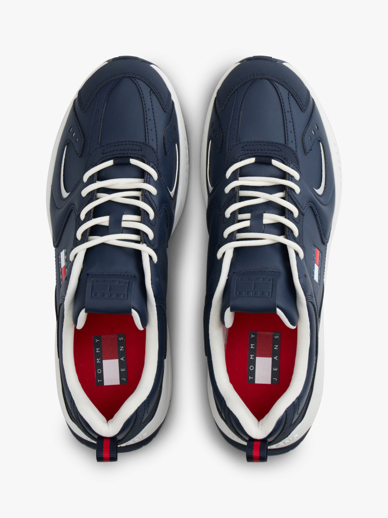 Μπλε Cleat Sneakers Με Μίξη Υφών  Άνδρες