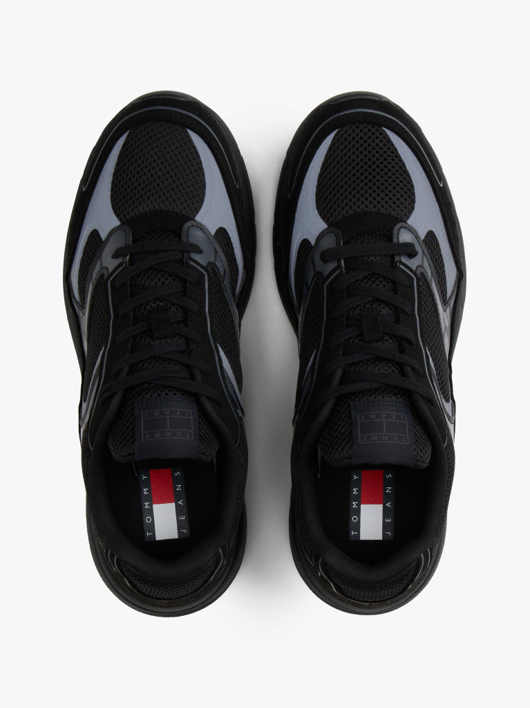 Μαύρο Archive Sneakers Με Μίξη Υφών  Άνδρες