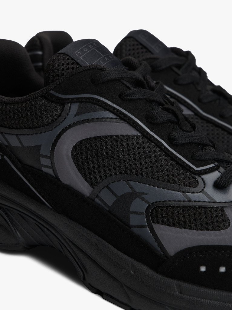 Μαύρο Archive Sneakers Με Μίξη Υφών  Άνδρες