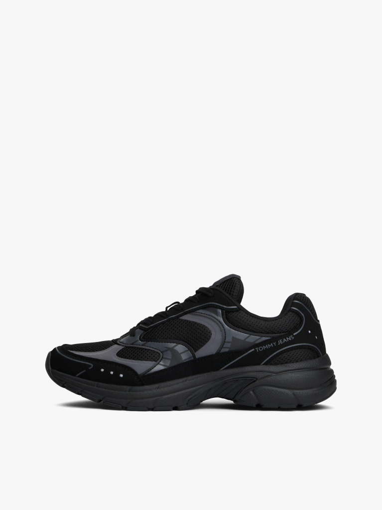 Μαύρο Archive Sneakers Με Μίξη Υφών  Άνδρες