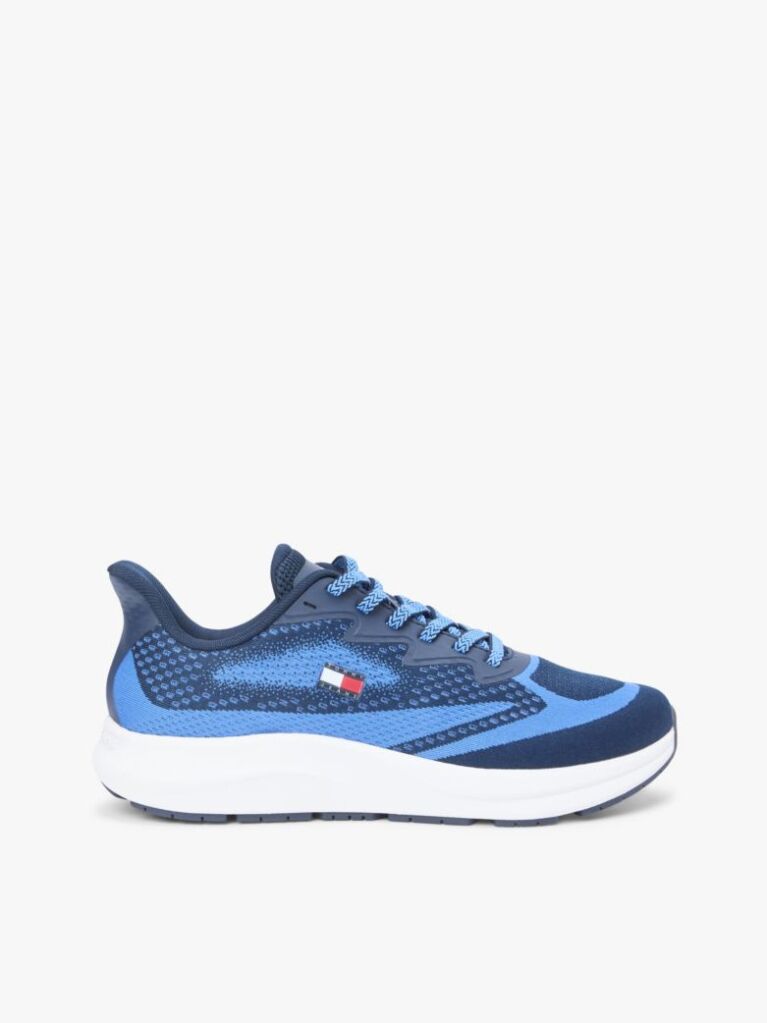 Μπλε Sneakers Με Π[λεκτό Φινίρισμα  Άνδρες