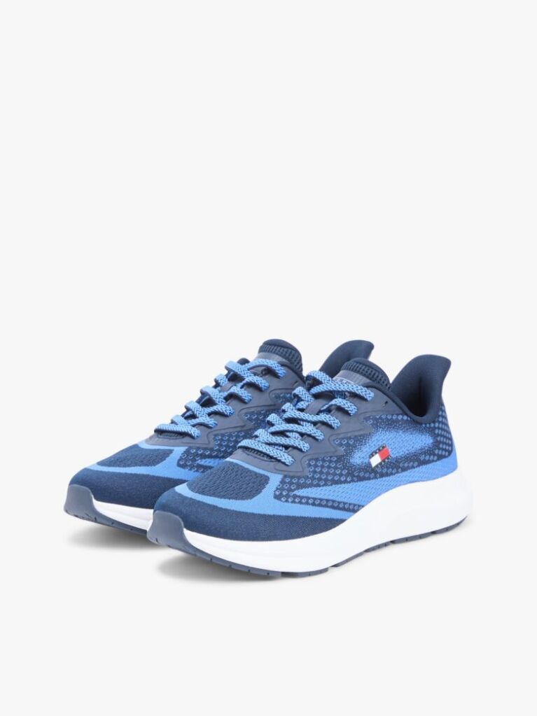 Μπλε Sneakers Με Π[λεκτό Φινίρισμα  Άνδρες