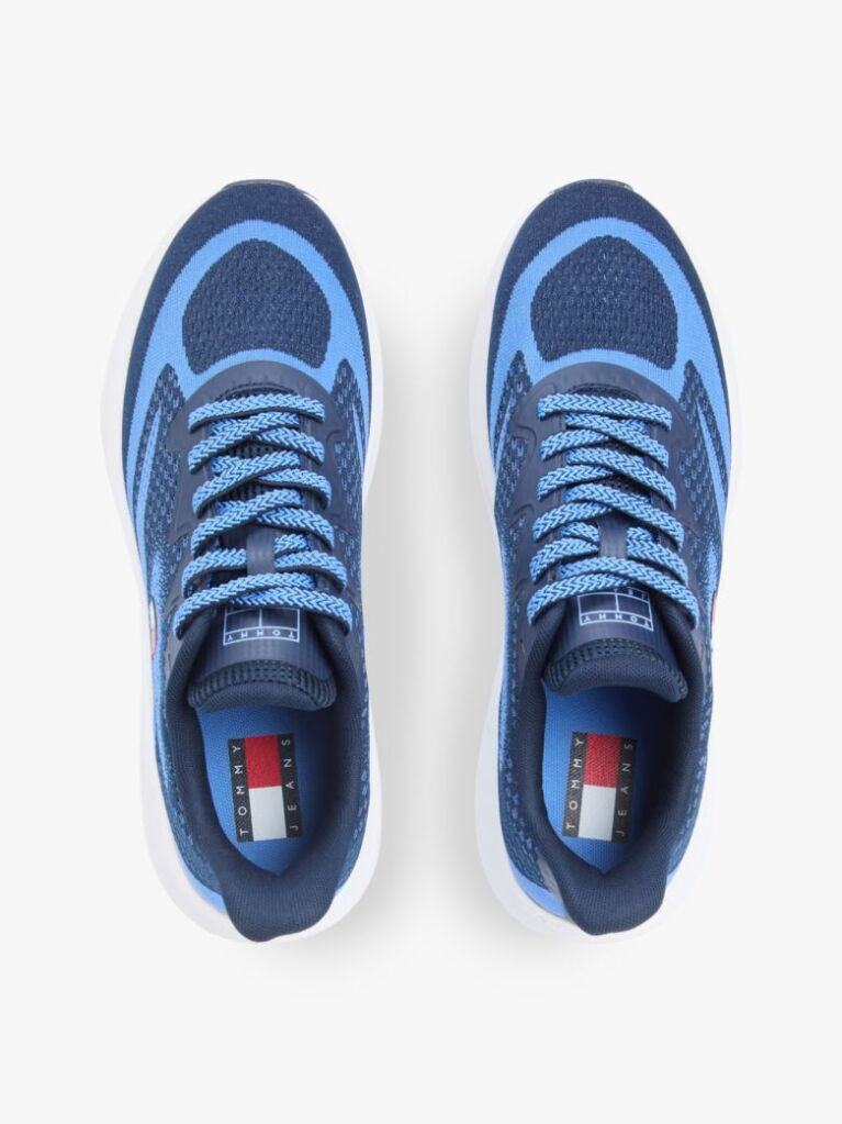 Μπλε Sneakers Με Π[λεκτό Φινίρισμα  Άνδρες
