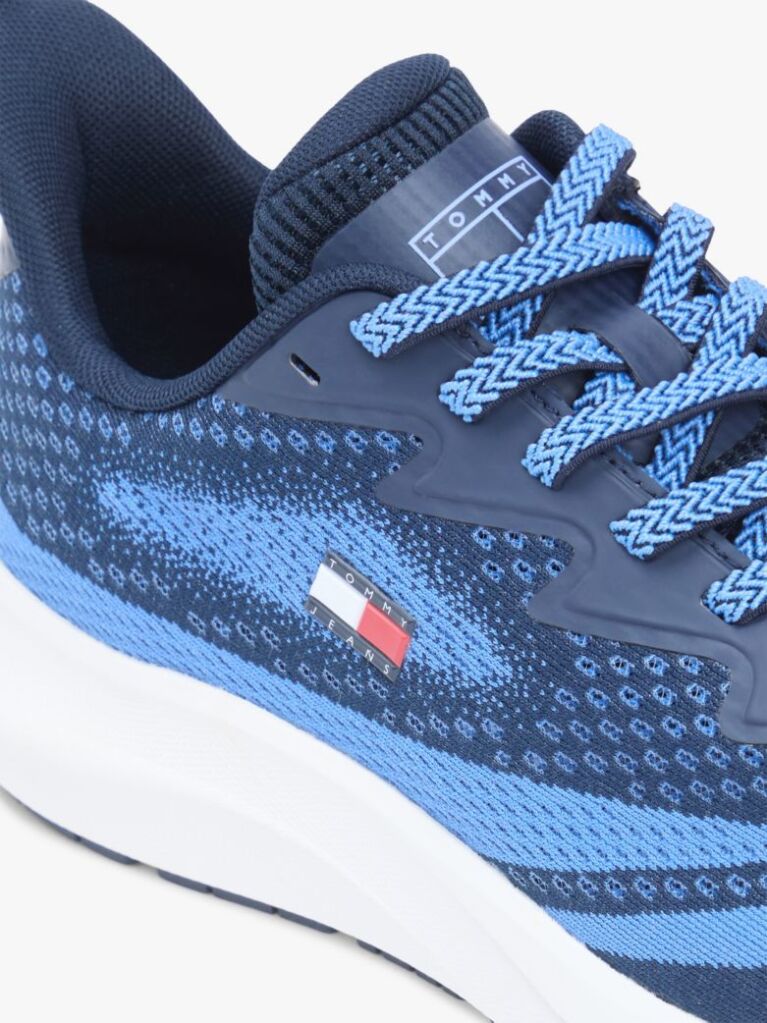 Μπλε Sneakers Με Π[λεκτό Φινίρισμα  Άνδρες