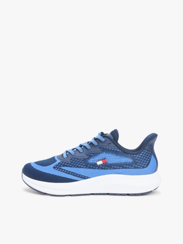 Μπλε Sneakers Με Π[λεκτό Φινίρισμα  Άνδρες