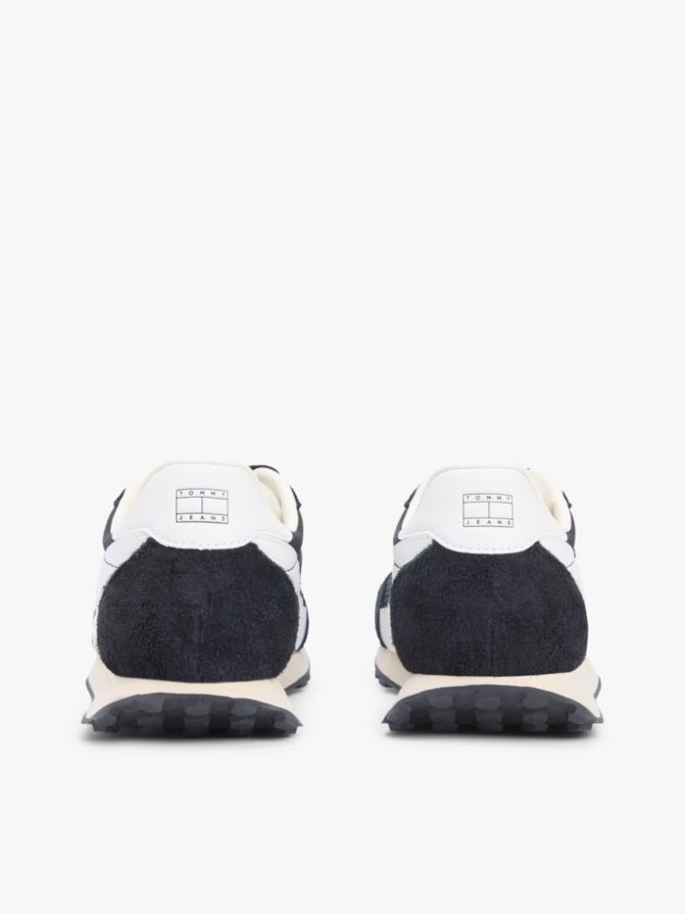 Black Retro Suede Archive Runner Trainers  Men