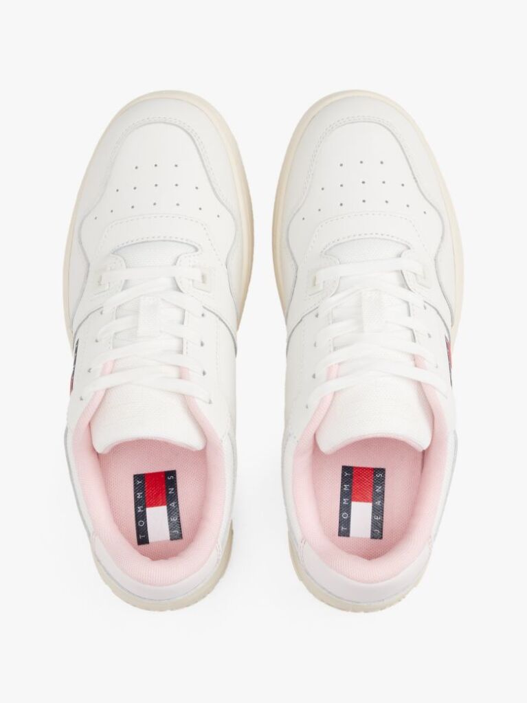 Ροζ Essential Ρετρό Δερμάτινα Sneakers Basketball  Γυναίκες