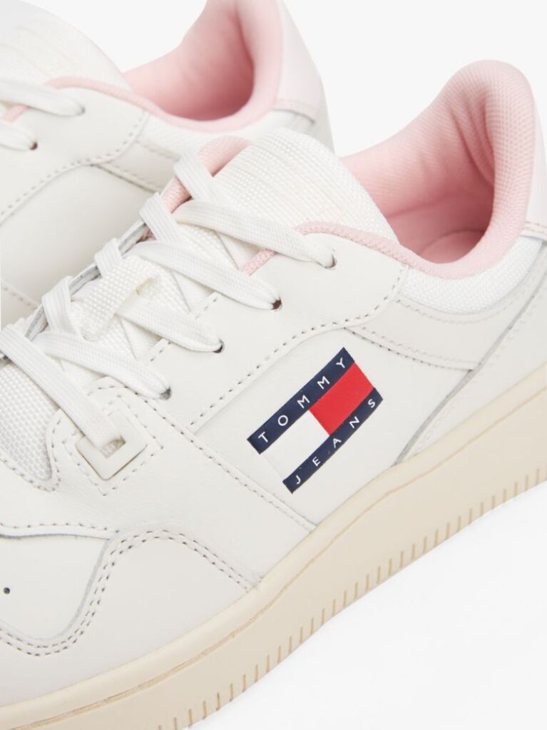 Ροζ Essential Ρετρό Δερμάτινα Sneakers Basketball  Γυναίκες