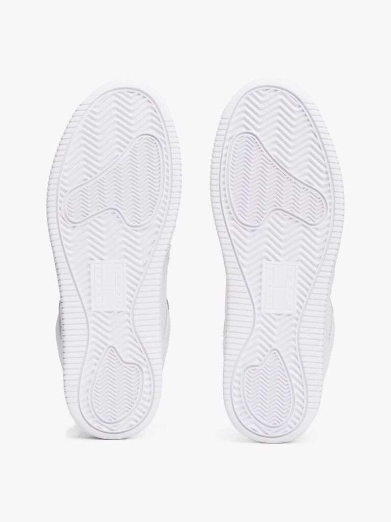 Άσπρο Essential Ρετρό Δερμάτινα Sneakers Basketball  Γυναίκες
