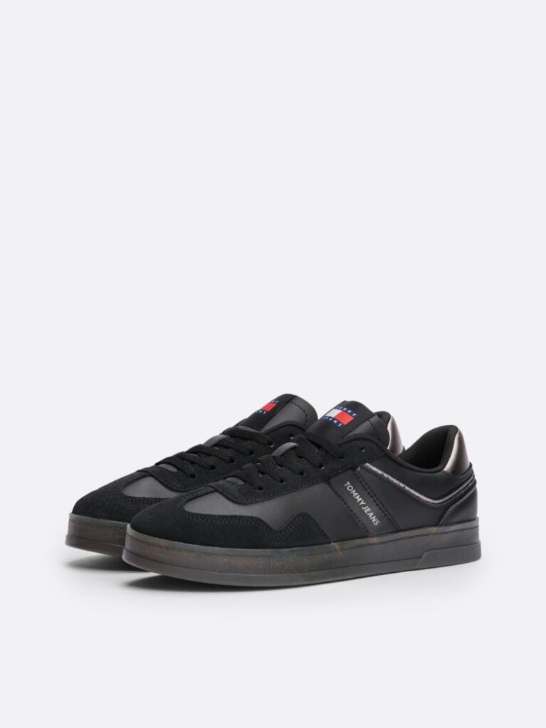 Μαύρο The Greenwich Δερμάτινα Sneakers Με Λογότυπο  Γυναίκες