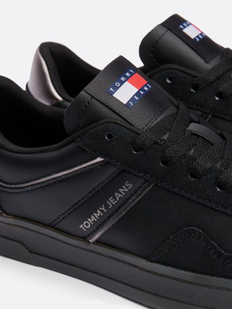 Μαύρο The Greenwich Δερμάτινα Sneakers Με Λογότυπο  Γυναίκες