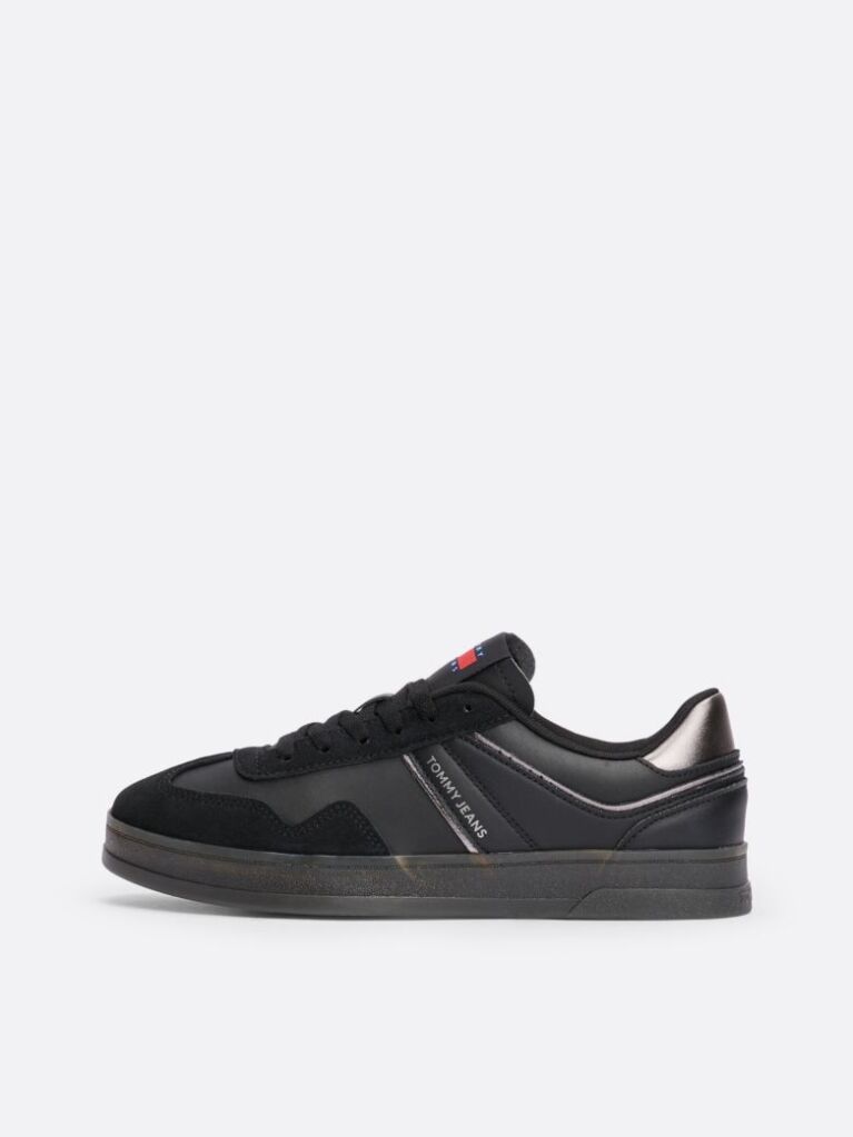 Μαύρο The Greenwich Δερμάτινα Sneakers Με Λογότυπο  Γυναίκες