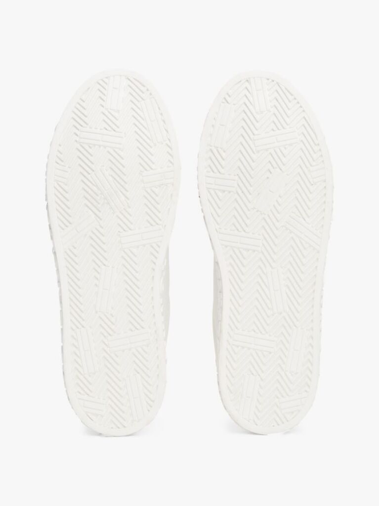 Yellow Logo Embossed Contrast Trainers  Women