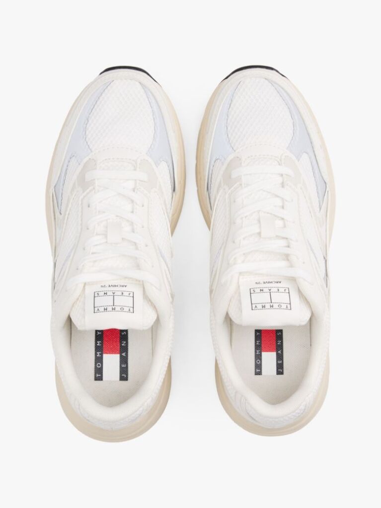 Grey Archive Mixed Texture Chunky Trainers  Women