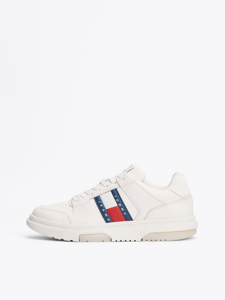 Beige The Brooklyn Leather Trainers  Women