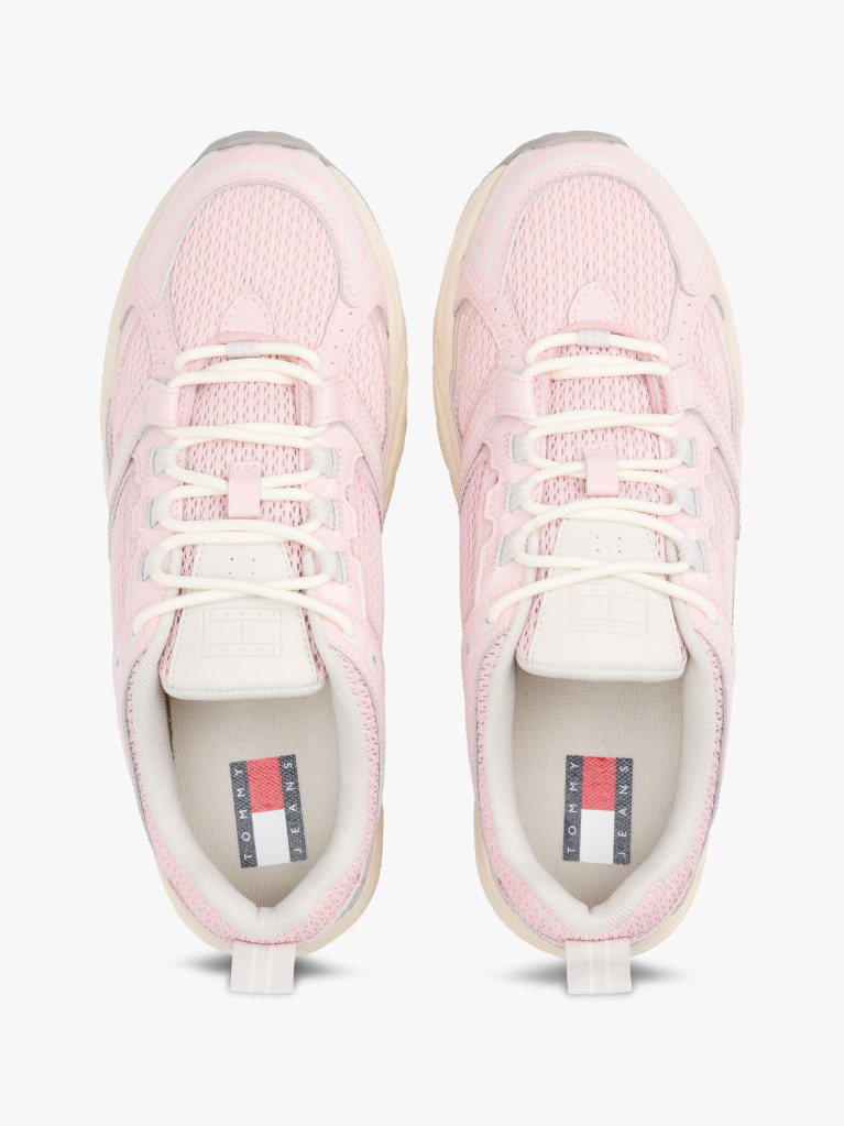 Pink Mesh Cleat Archive Runner Trainers  Women