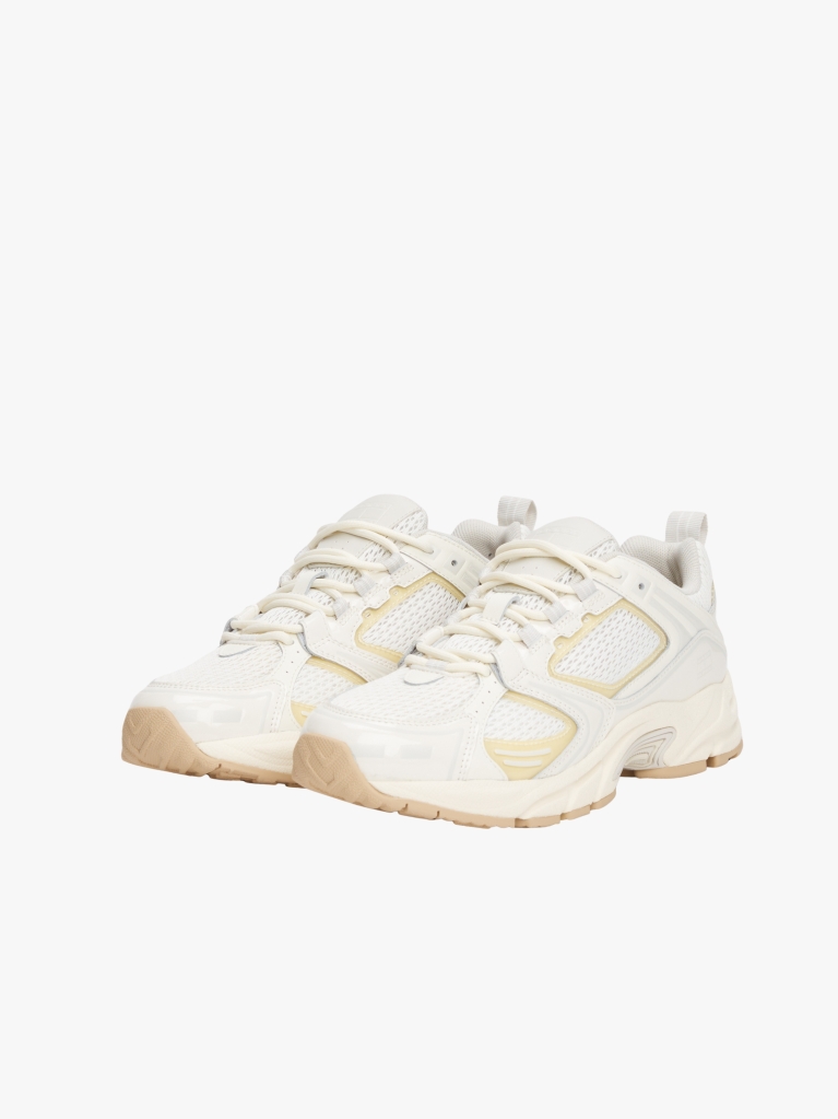 Beige Mesh Cleat Archive Runner Trainers  Women