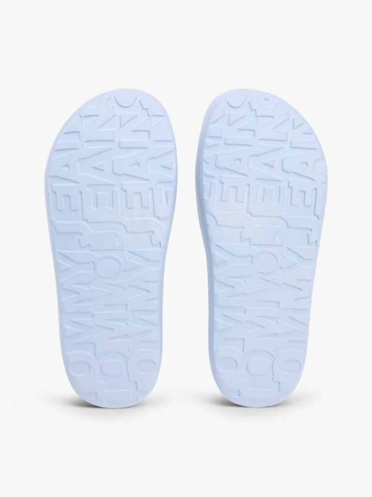 Blue Logo Platform Pool Slides  Women