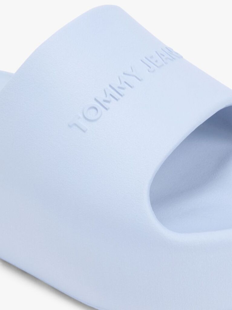 Blue Logo Platform Pool Slides  Women