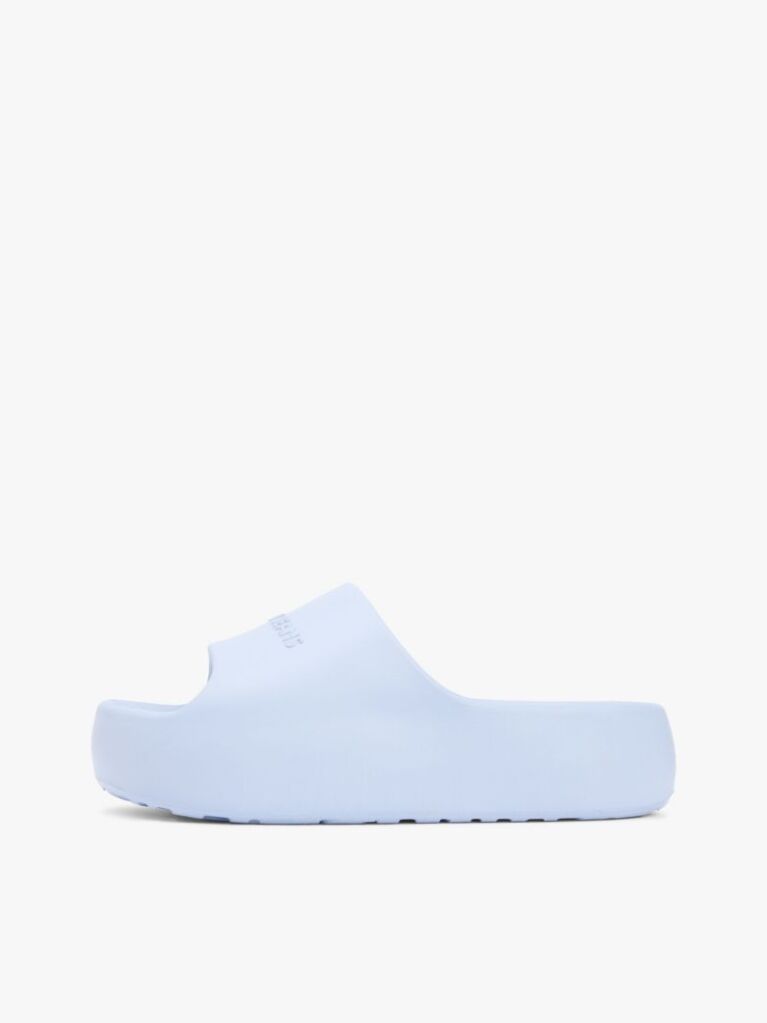 Blue Logo Platform Pool Slides  Women
