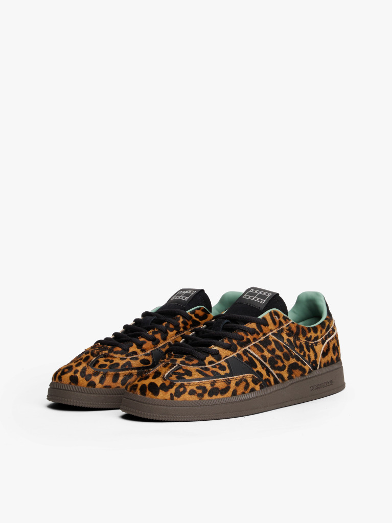 Multi The Greenwich Leopard Print Trainers  Women