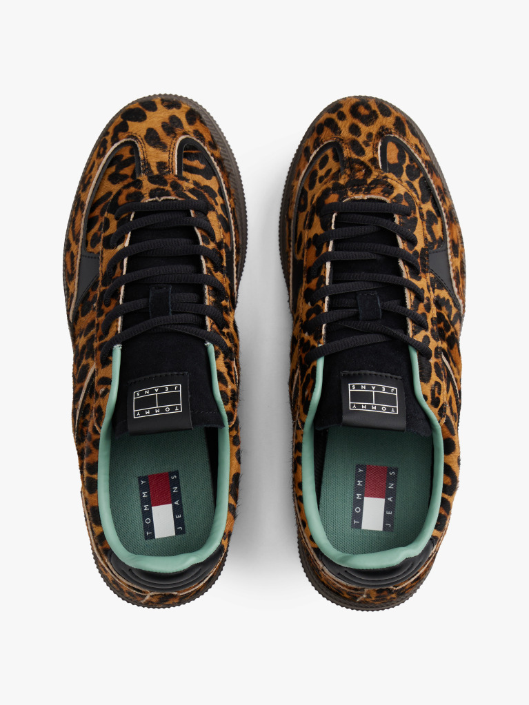 Multi The Greenwich Leopard Print Trainers  Women